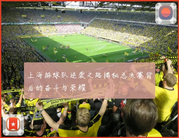 上海排球队逆袭之路揭秘总决赛背后的奋斗与荣耀